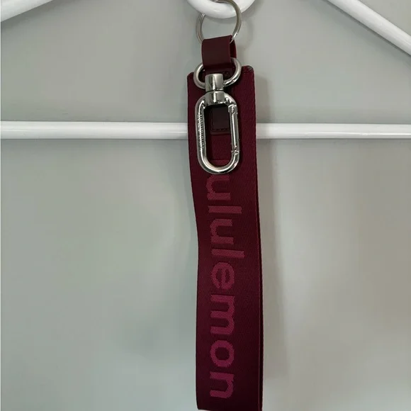 Lululemon Maroon Strap Keychain - Picture 3 of 4
